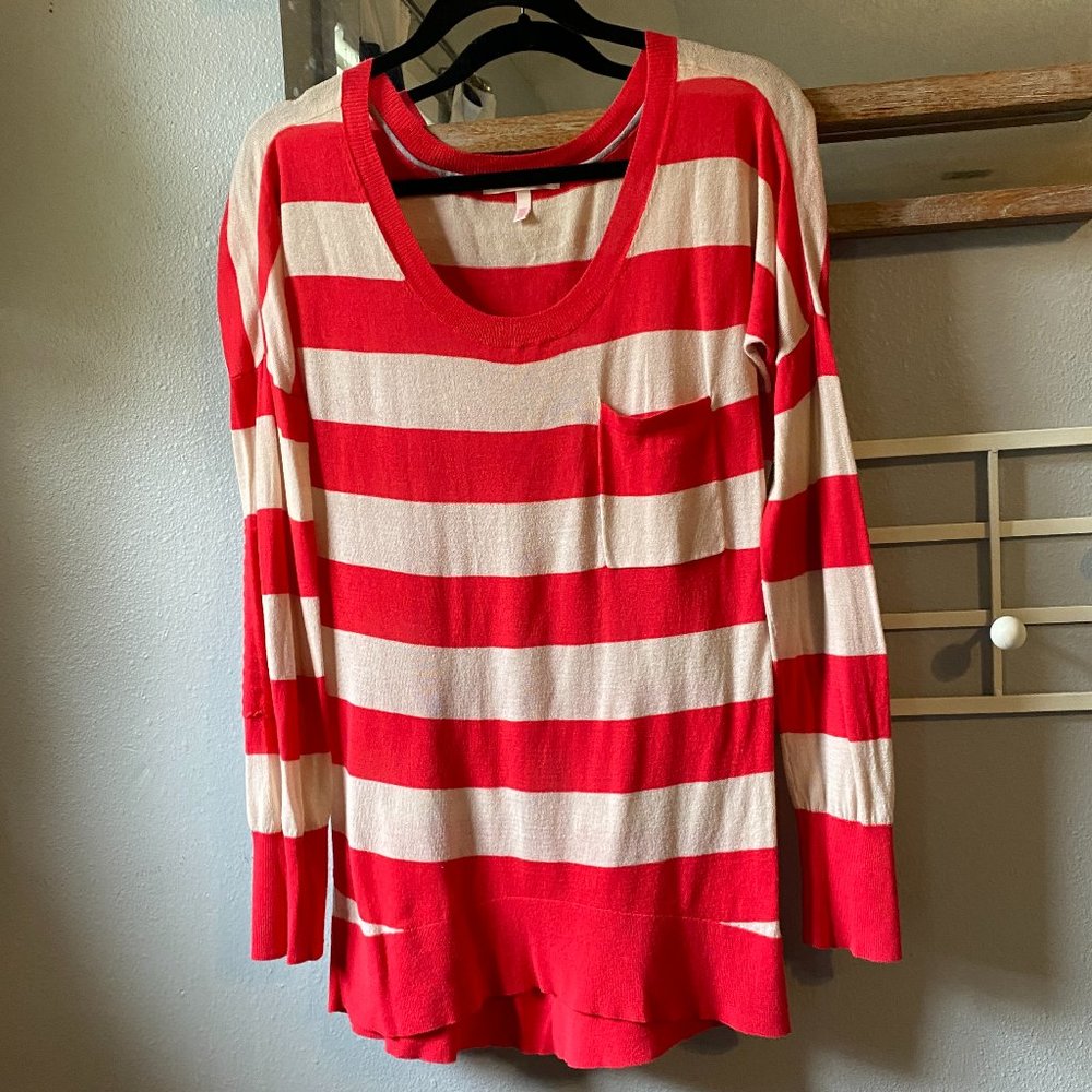 Victorias Secret Striped Long Sleeve Sweater